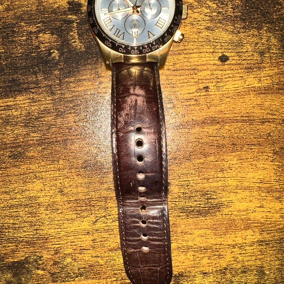 Brown leather Michael Kors watch